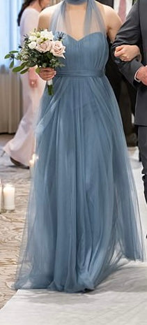 Other Revelry Tulle Convertible Dress French Blue – Nearly Newlywed