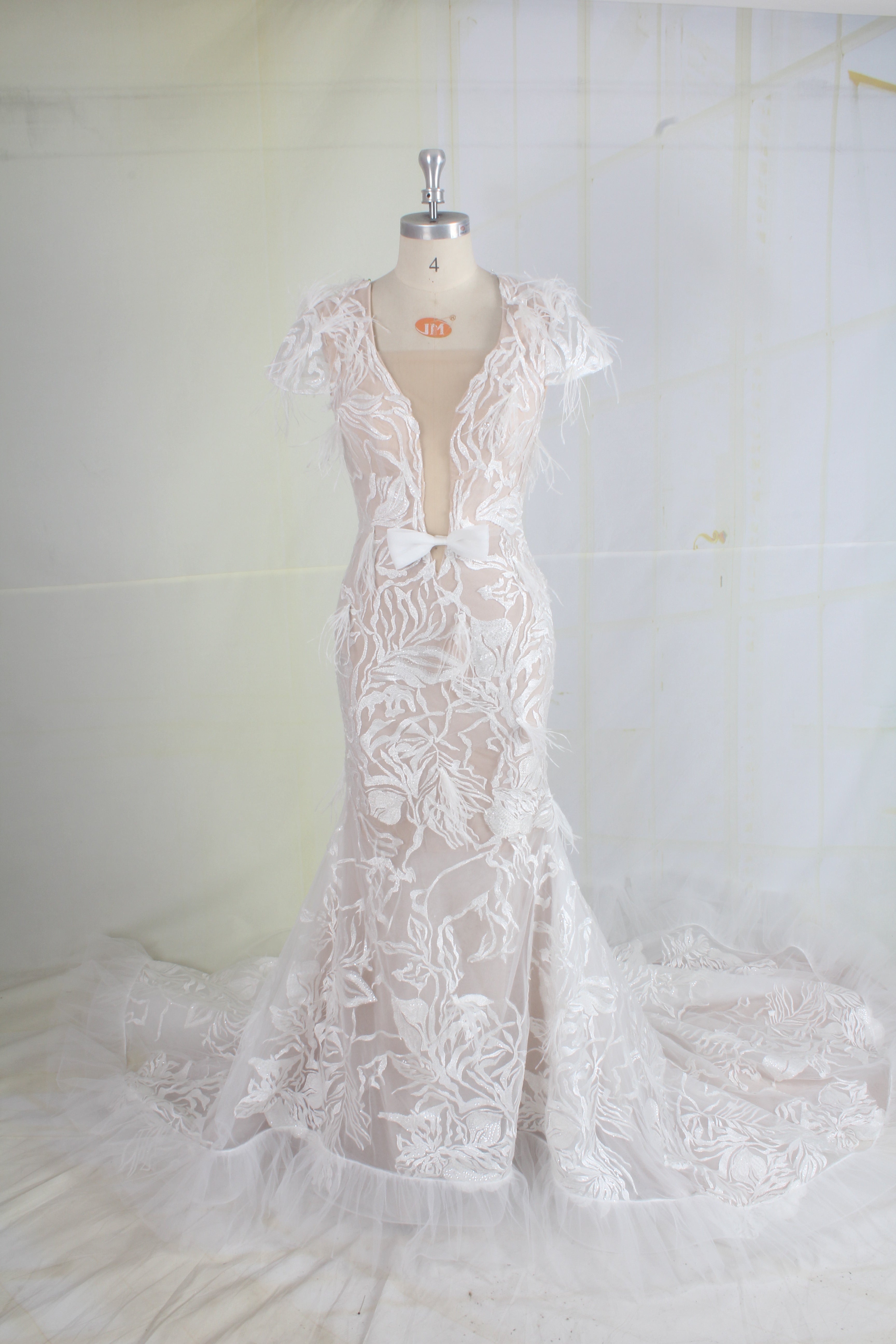 Other Darius Cordell short cap sleeve wedding gown