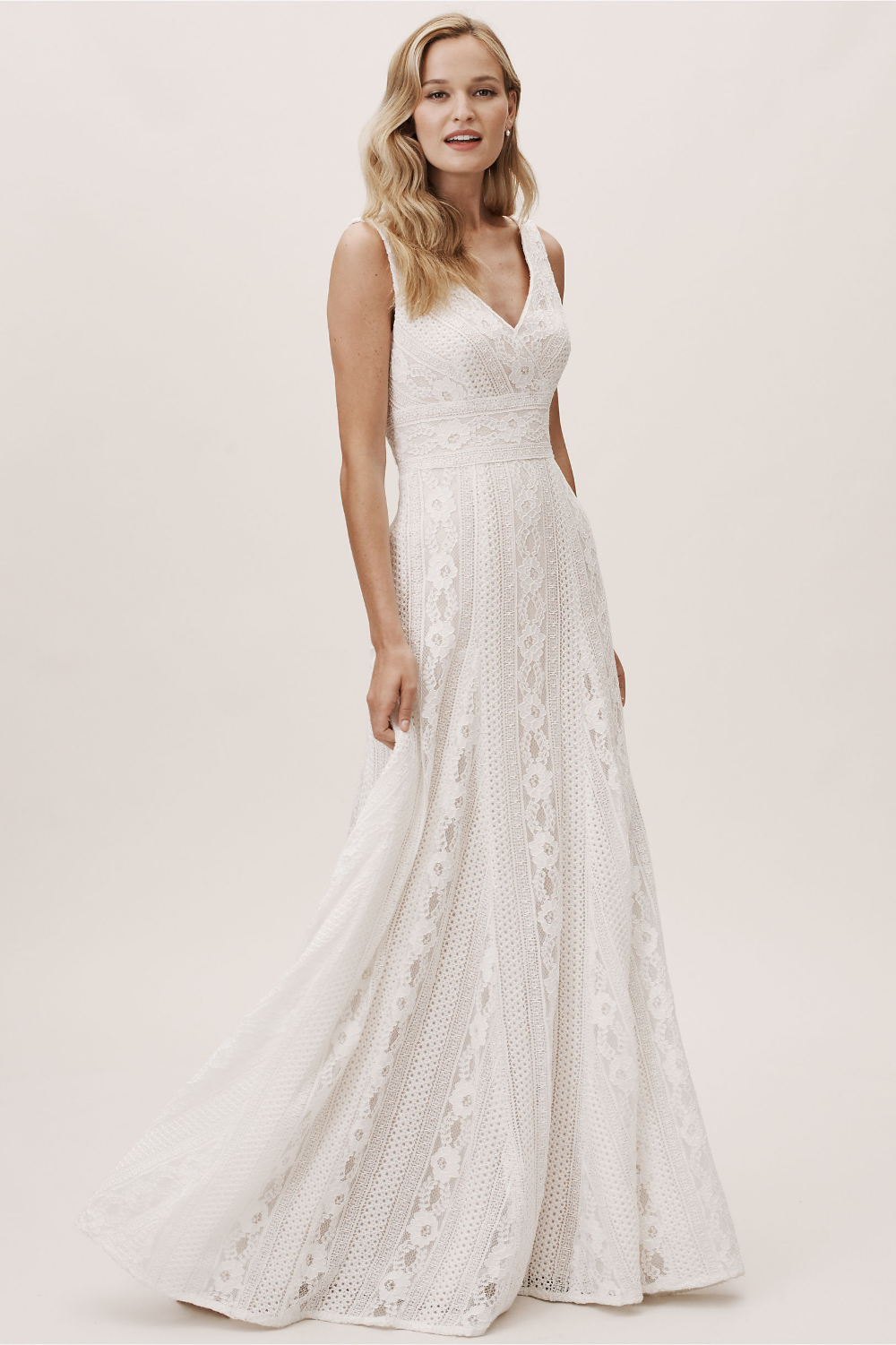 Pronovias Oporto The White One BHLDN – Nearly Newlywed