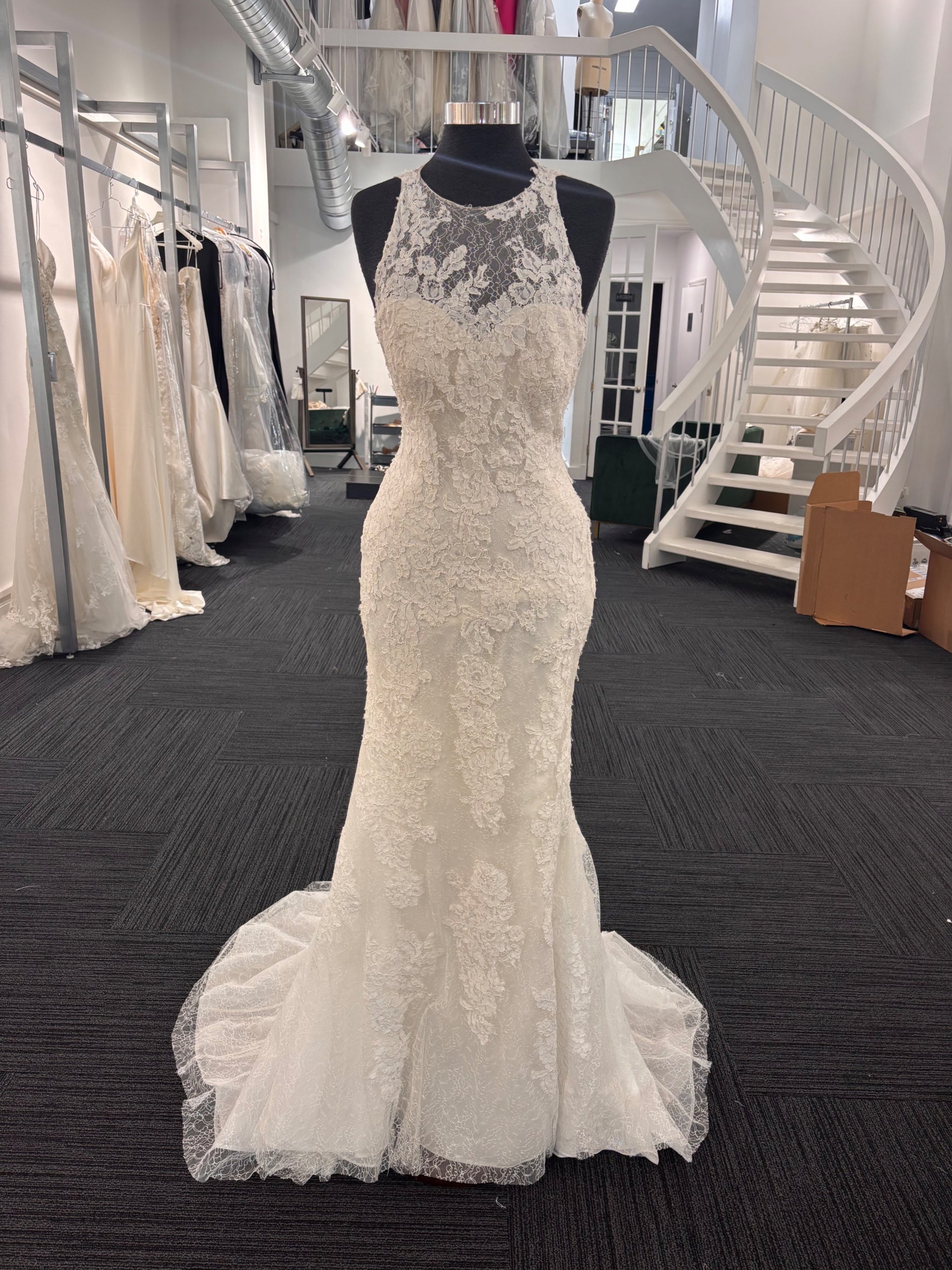 Pronovias White One Jensen – Nearly Newlywed