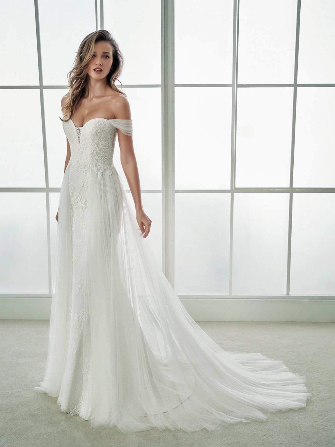 pronovias off the shoulder dress Pronovias Forza – Nearly Newlywed