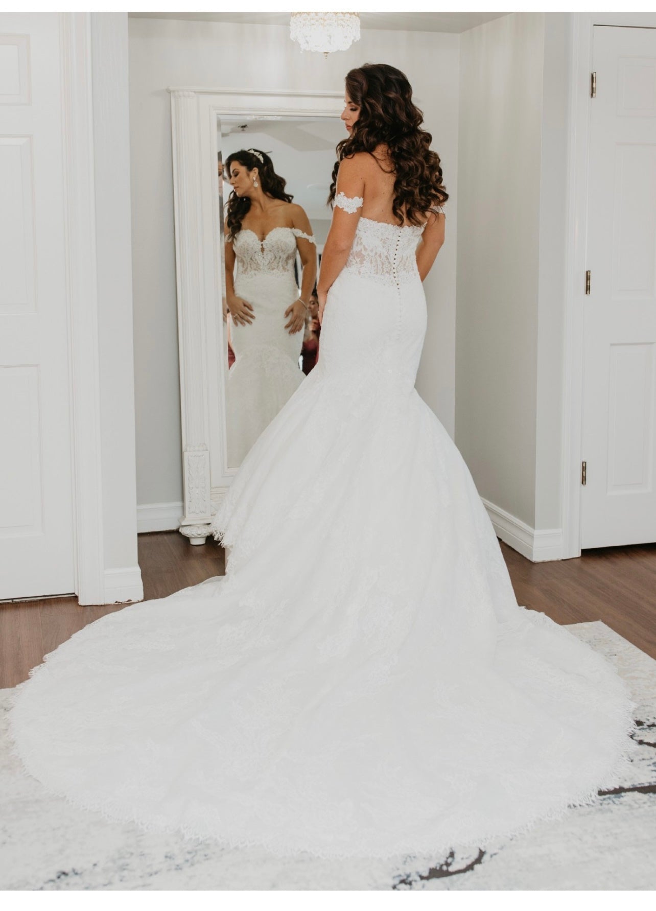 imelda lace mermaid gown