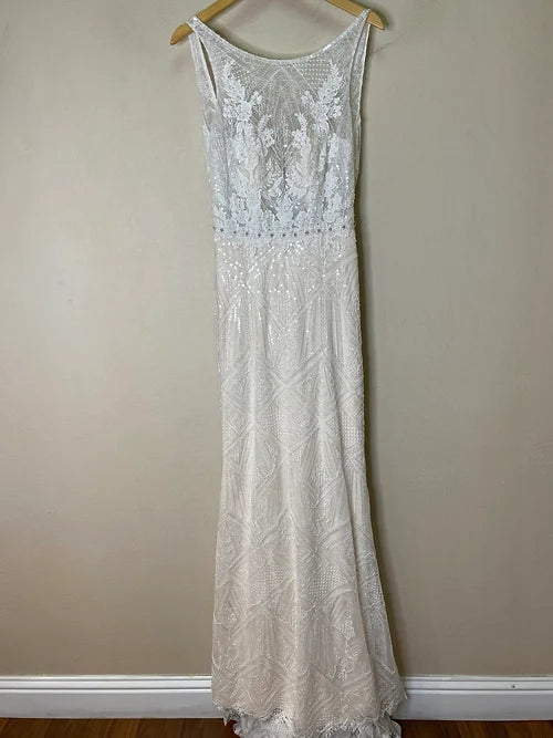 sachin and babi light blue dress Malta Wedding Dress - Wedding Atelier NYC - Rosa Clara