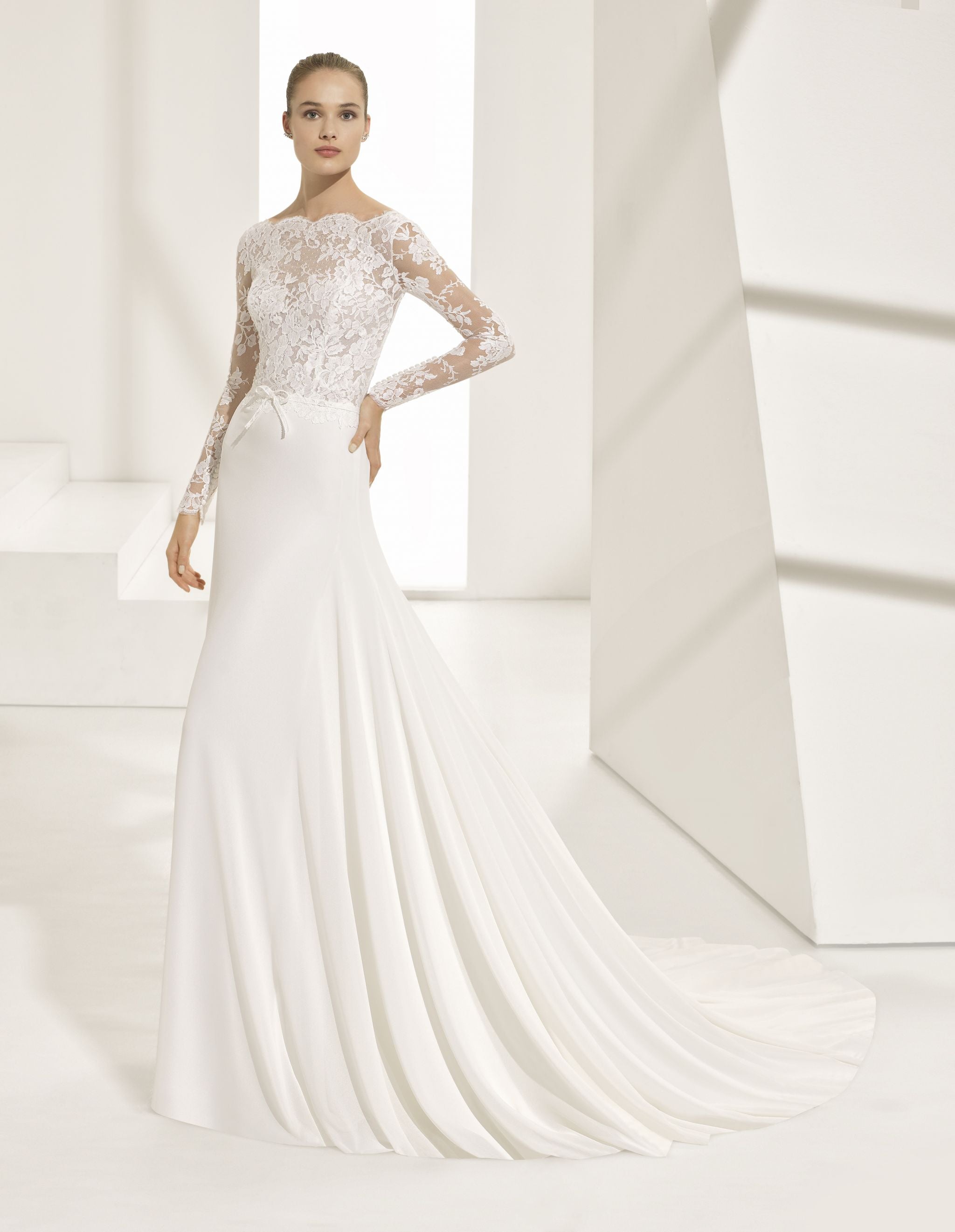 rosa clara wedding dress long sleeve Rosa Clara Pascal