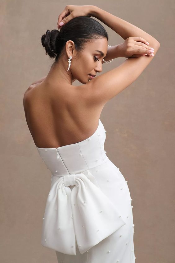 sachin & babi halter gem & pearl mini dress Sachin and Babi Gemma Pearl Midi – Nearly Newlywed