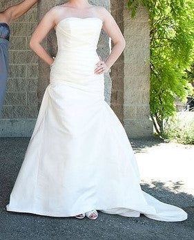 Sally Crew Strapless A-Line Wedding Dress