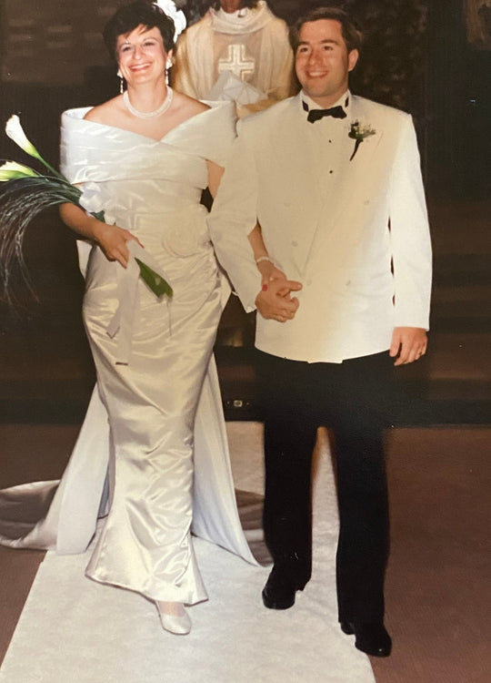 Scaasi Vintage Simple Off-The-Shoulder Sheath