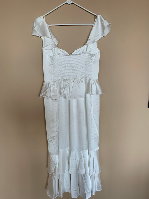 Show Me Your MuMu Reese Ruffle Dress – Nearly Newlywed