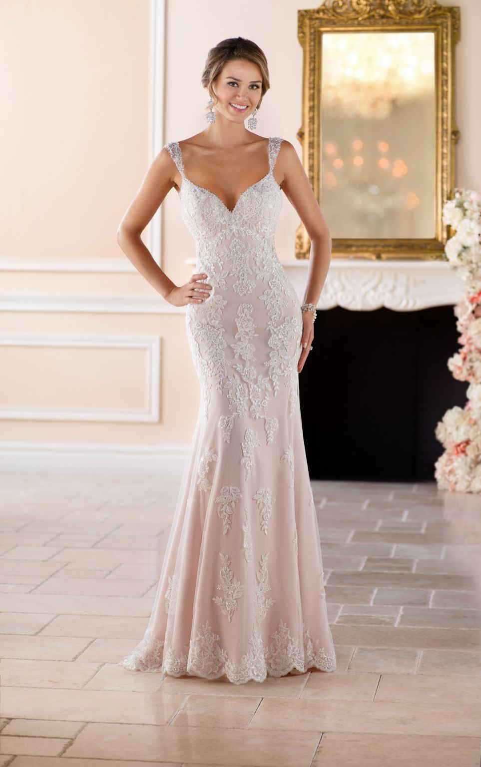 stella york pink wedding dress Stella York 6371