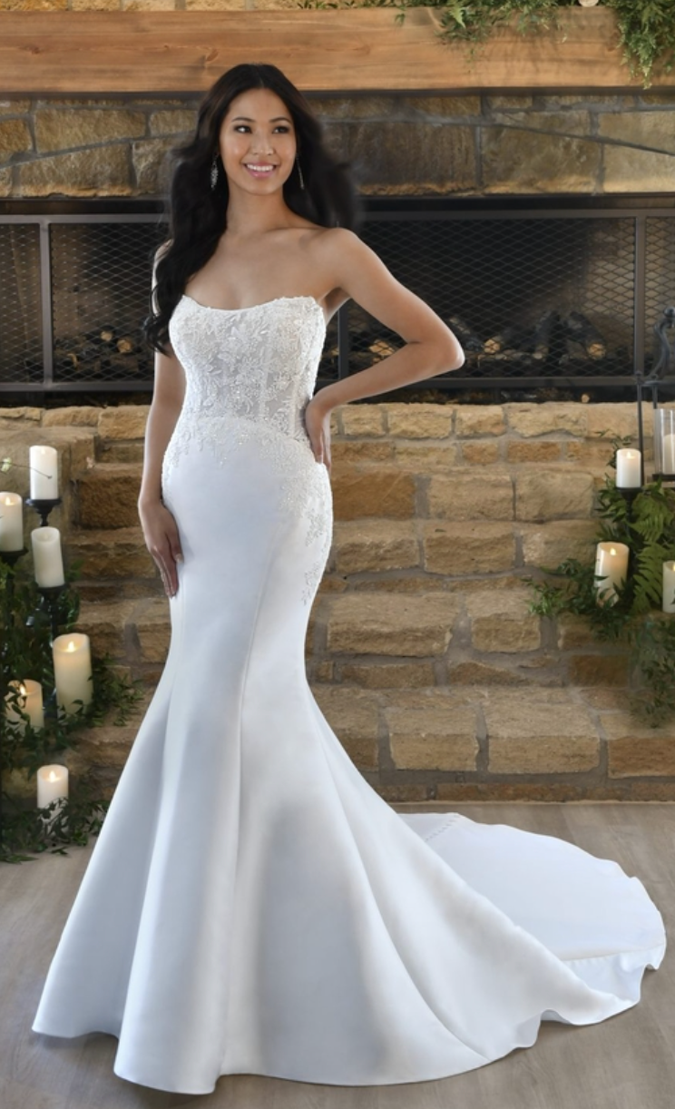 wedding mermaid lace dresses Trumpet/Mermaid V-Neck Floor-length Lace Wedding Dress