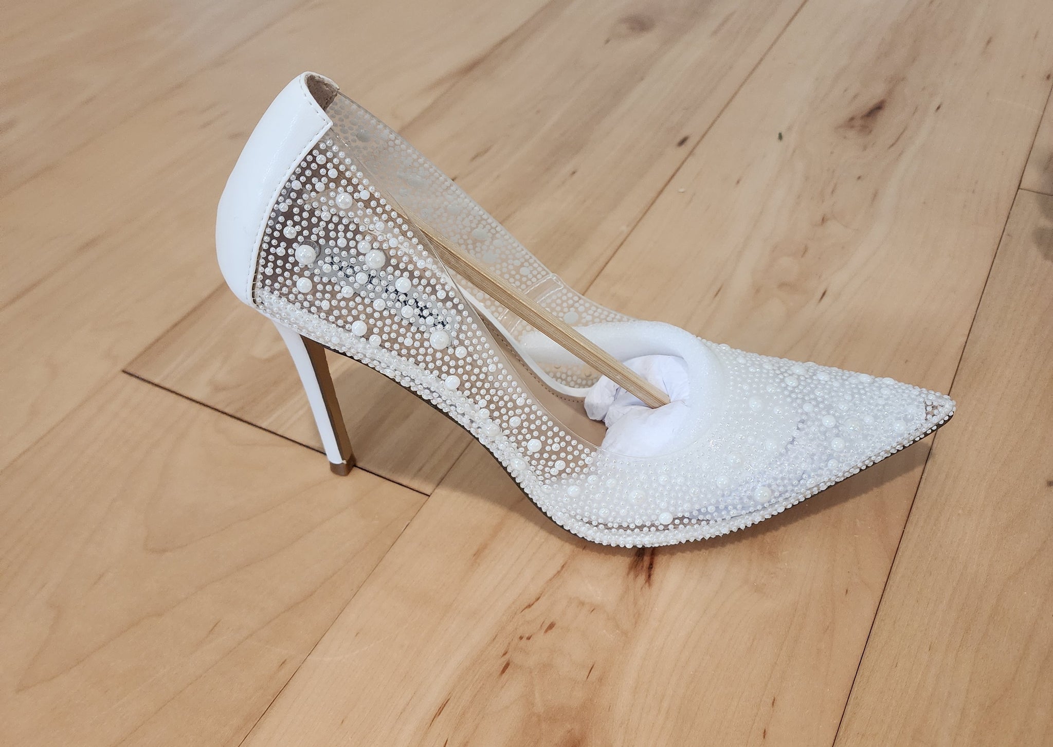 *STEVE MADDEN*クリスタル バレリーナ 2色展開 Steve Madden VARIOUS Clear Sexy Stiletto Rhinestone