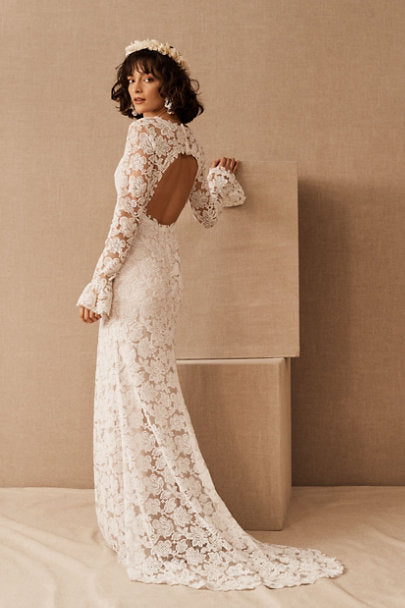 週末セール　Tadashi shojiウェディングドレス awi17266lbr_ivptl_front.jpg