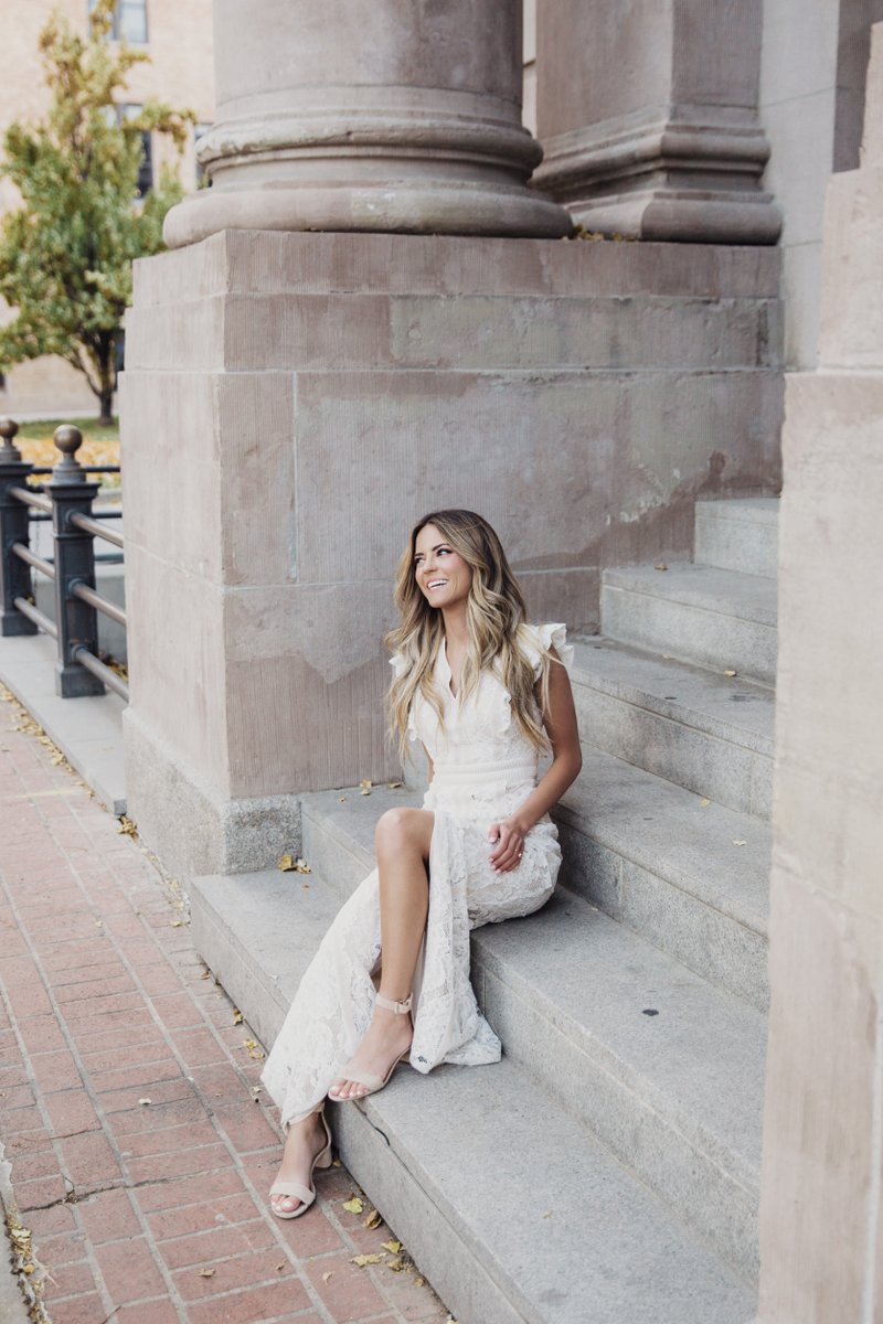 Tadashi Shoji Placid – Nearly Newlywed