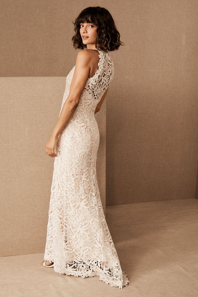 White Tadashi Shoji Wedding Dress Sale BHLDN Tadashi Shoji Maven Gown Adinas Bridal