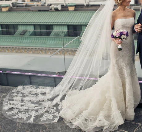 Vera Wang Custom Leda Veil