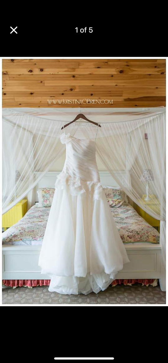 Vera Wang White Vera Wang White Off the Shoulder Winter 2013 Off White