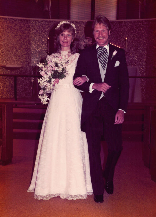 Vintage ivory lace,  size 6-8