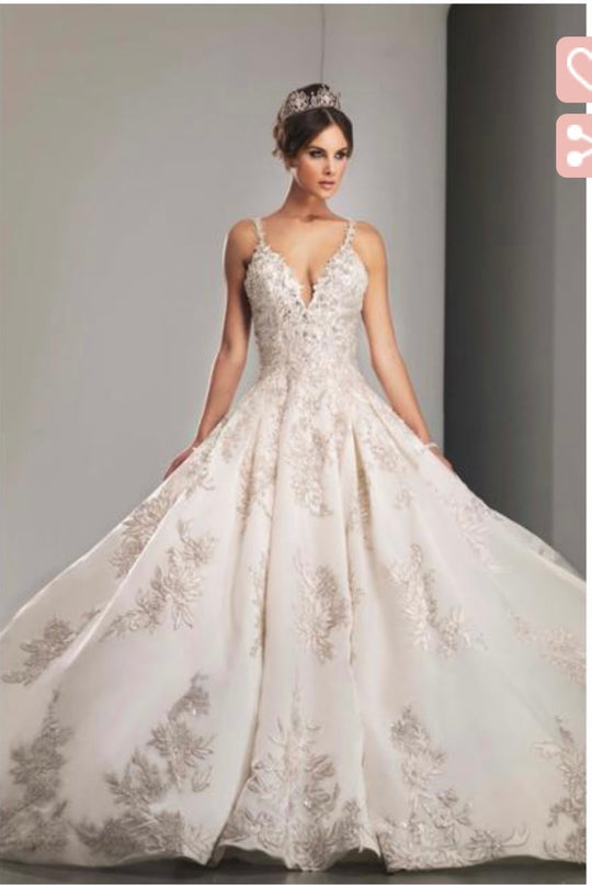 YSA Makino V-Neck Ball Embroidery Style #33319997