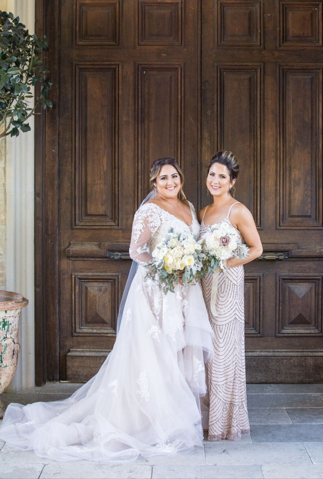 Bridesmaid Dresses Adrianna Papell Long Deco Bead Blouson Adrianna