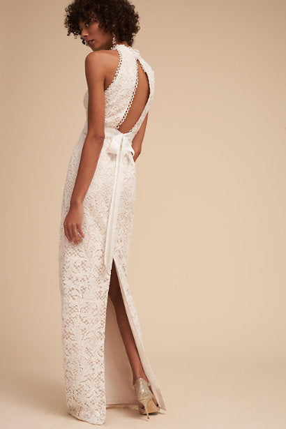 Adrianna Papell BHLDN Waltz Dress Nearly Newlywed