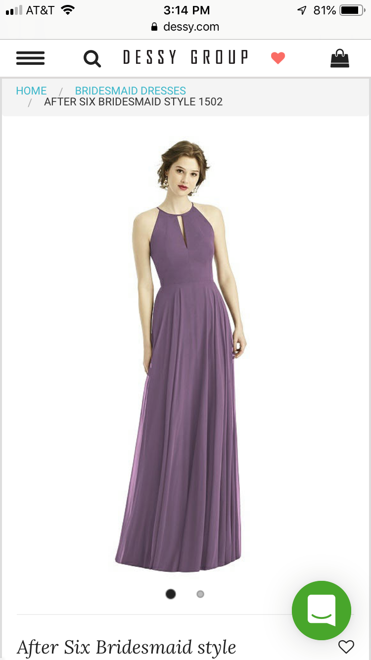 After six clearance bridesmaid dresses