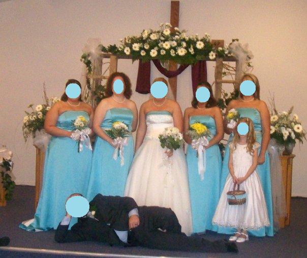 Alfred Angelo 1124 Dream in Color Pool Blue Nearly Newlywed