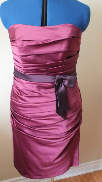 Dresses, Pink Bridesmaid Dress Built In Bra Fits Small Alfred Angelo