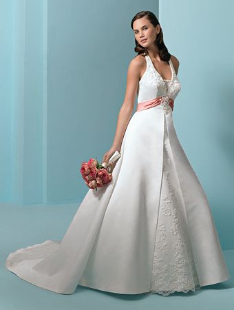 Alfred Angelo Halter Wedding Dress