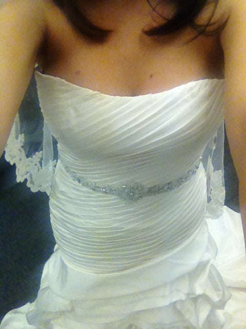 Alfred Angelo Strapless Wedding Dress