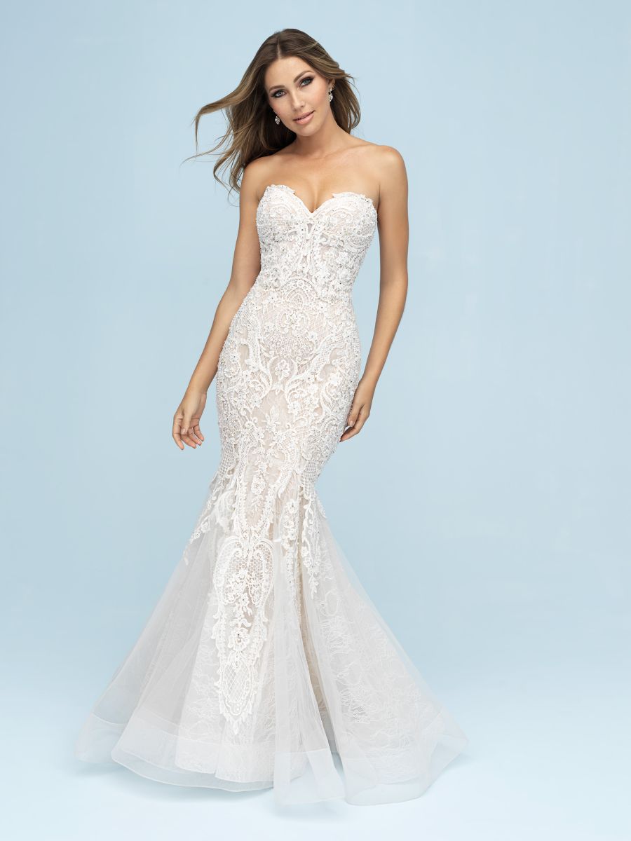 allure bridal lace mermaid dress Allure Bridals 9601 – Nearly Newlywed