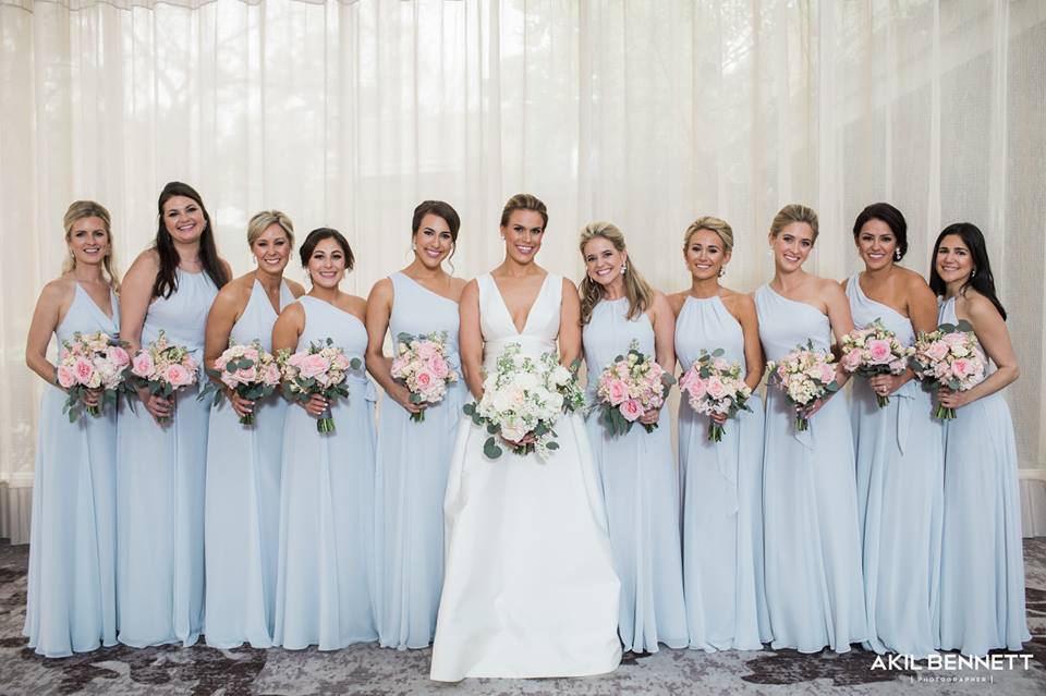 Amsale Dove Bridesmaid Dresses