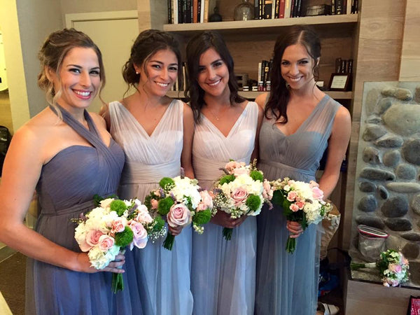 Amsale Dove Bridesmaid Dresses