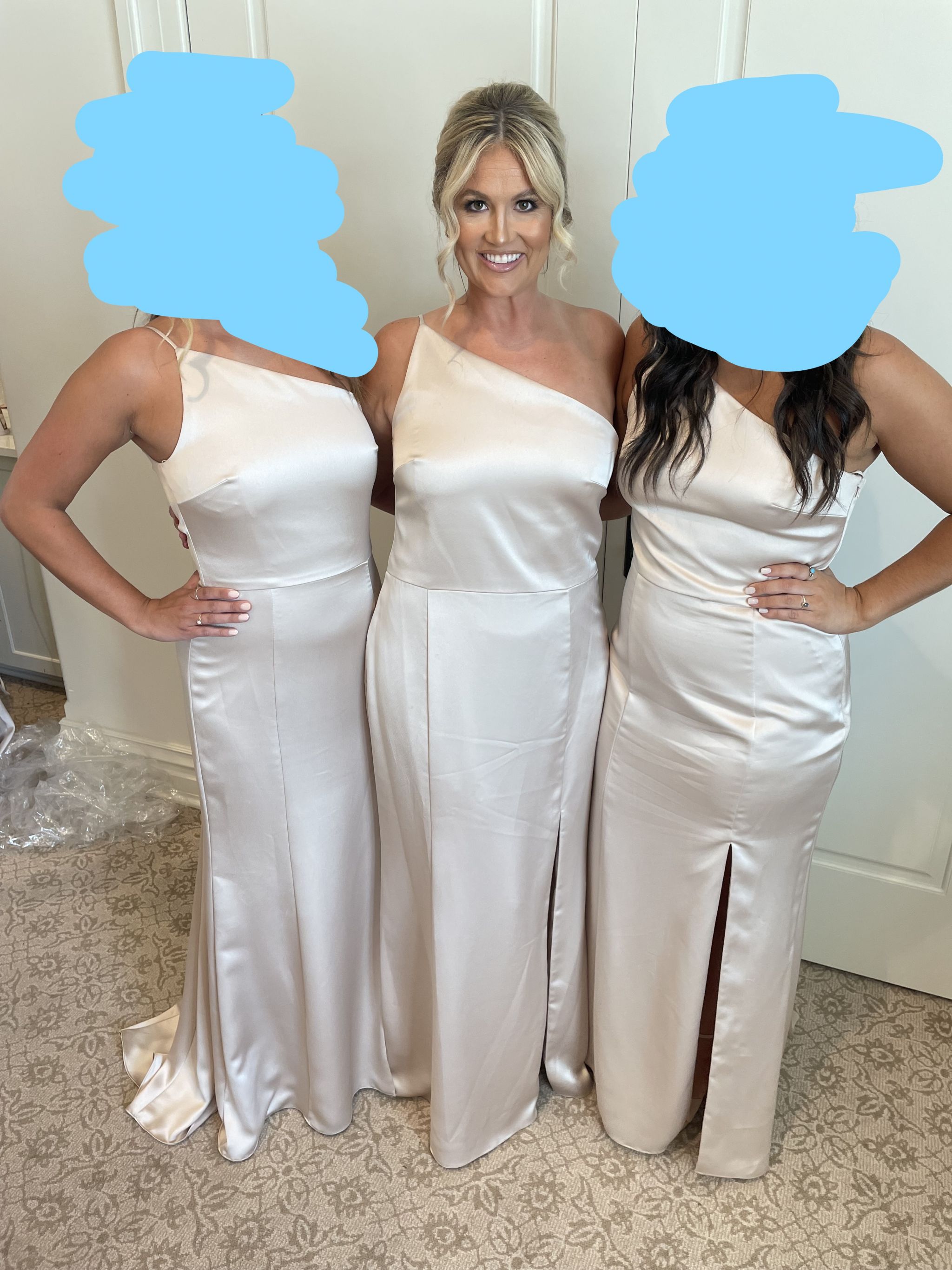 Amsale Slate Bridesmaid Dresses