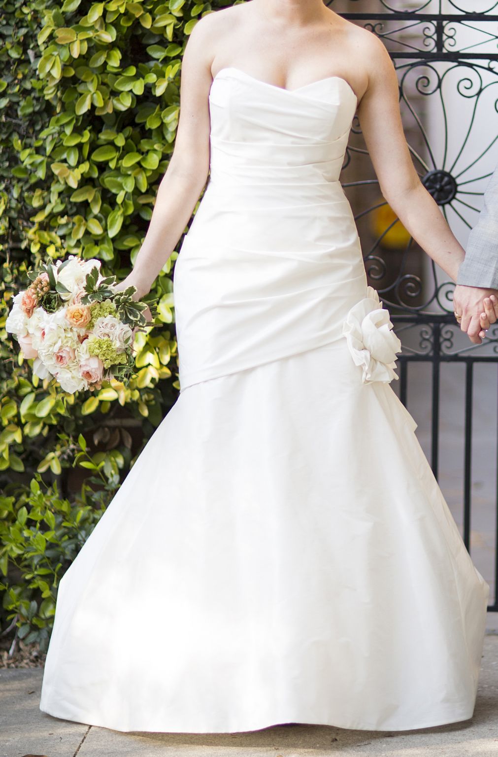 Amsale Nouvelle Amsale Rosette – Nearly Newlywed