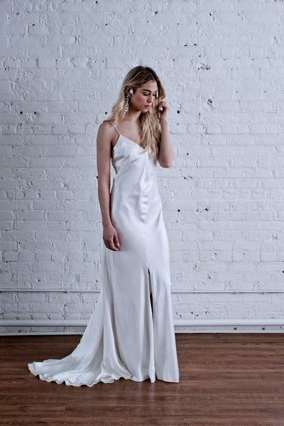 Odette silk slip store gown