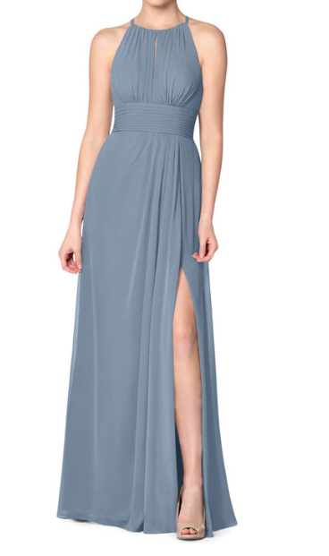 Azazie bonnie dusty deals blue