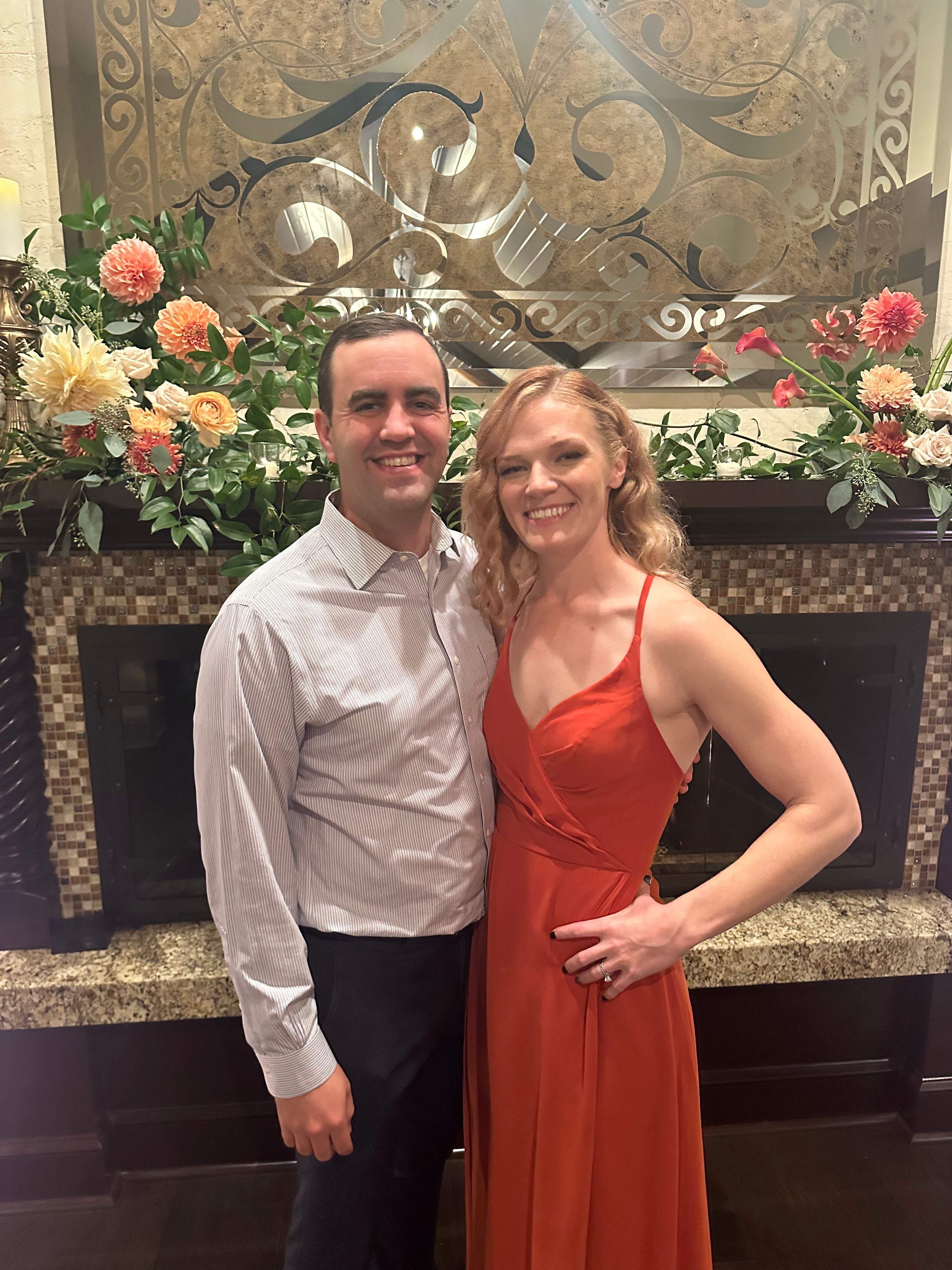 Azazie Davis A-line Dress - Paprika – Nearly Newlywed