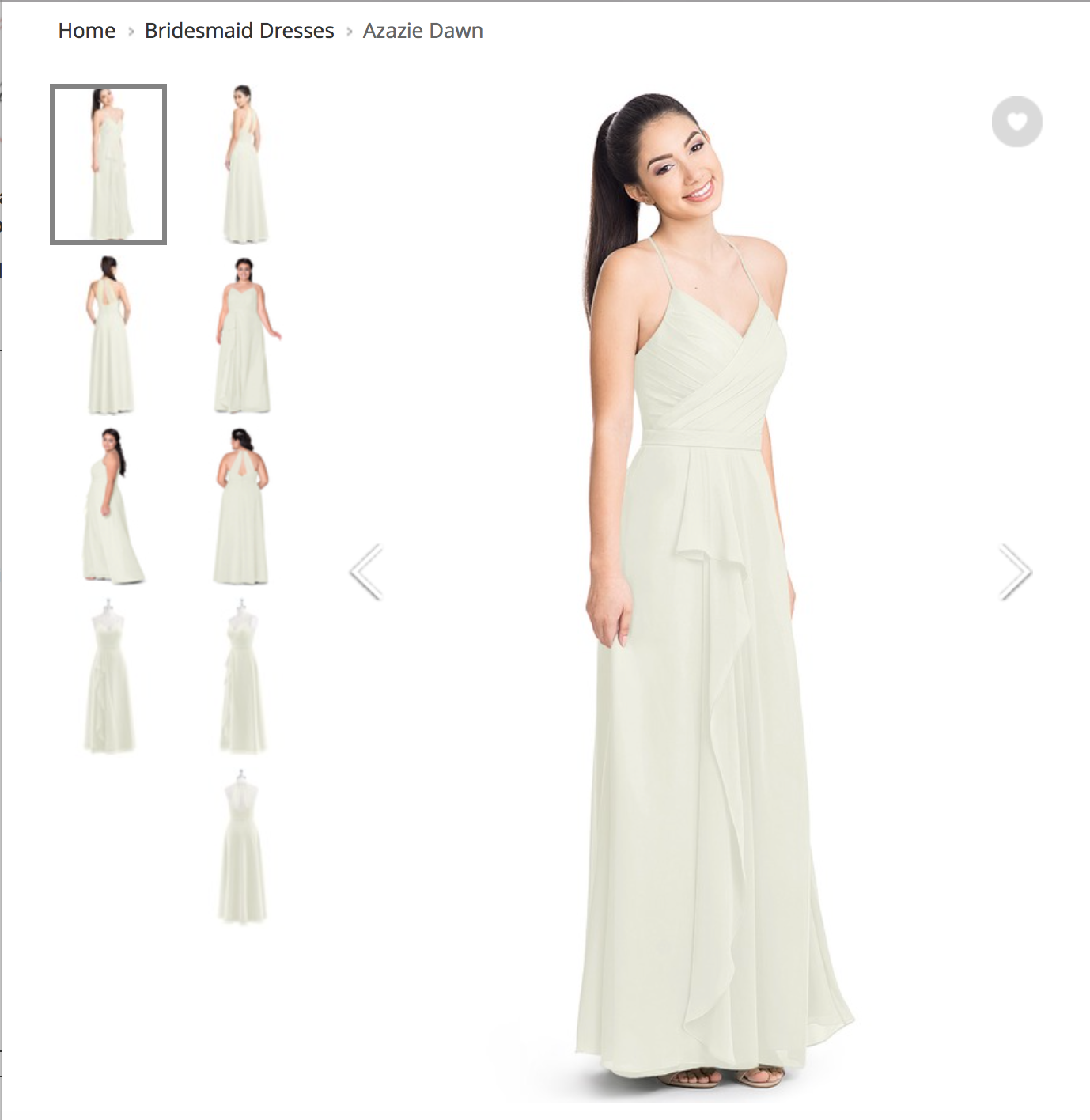 Azazie dawn clearance