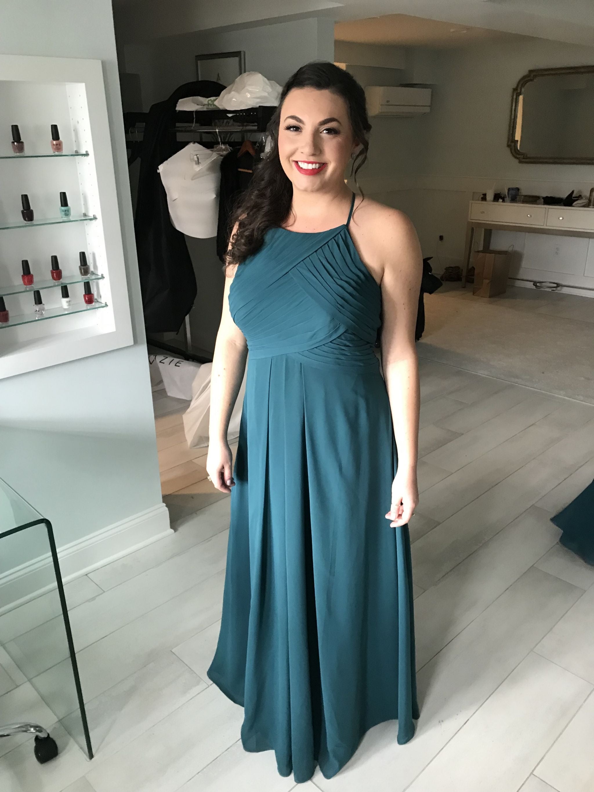 Azazie ginger cheap bridesmaid dress