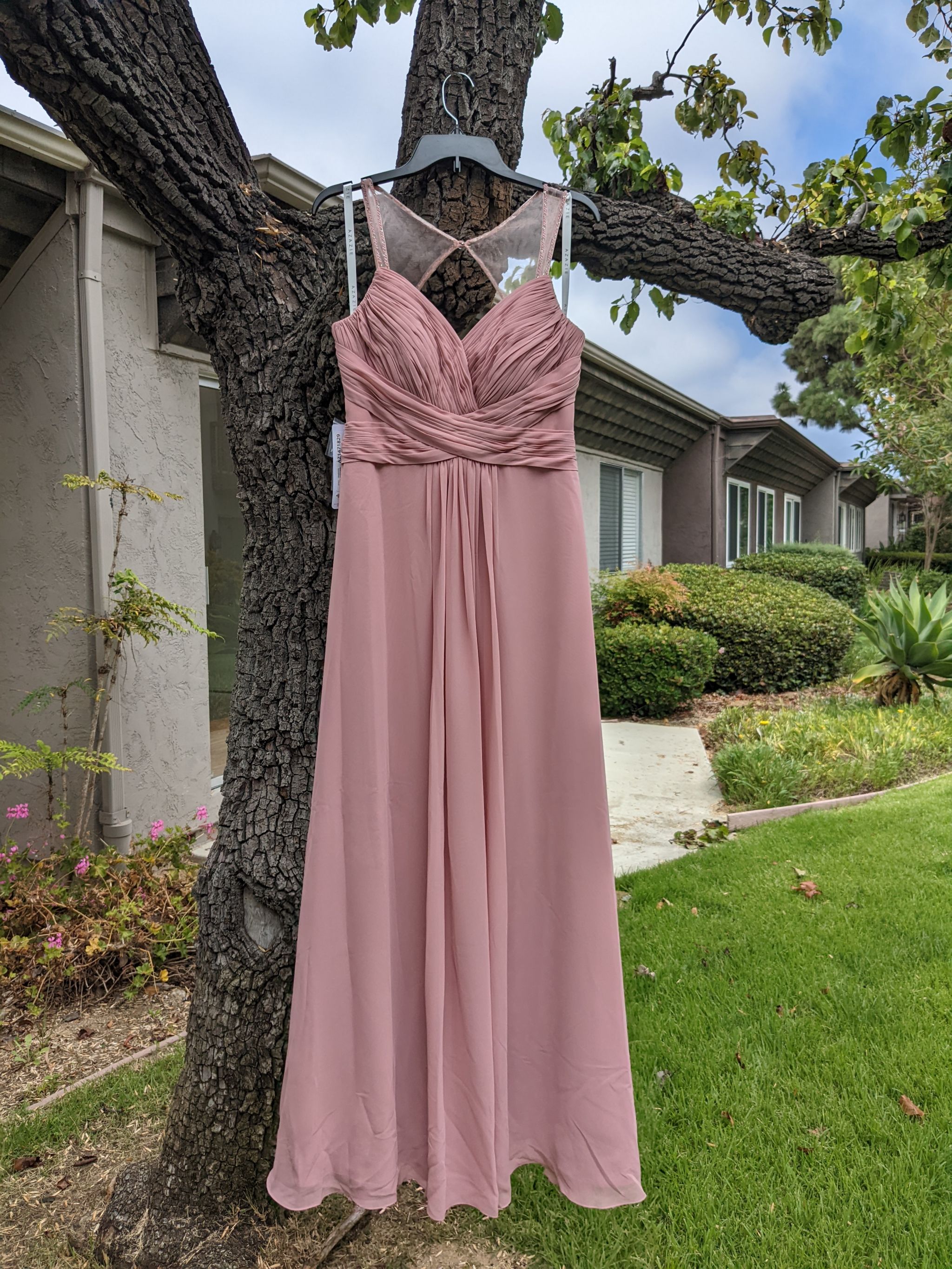 Amazon.com: BOLENSYE Off The Shoulder Dusty Rose Bridesmaid Dresses Long  with Pockets A Line Wrap Slit Formal Wedding Guest Dress US10 : Clothing,  Shoes & Jewelry