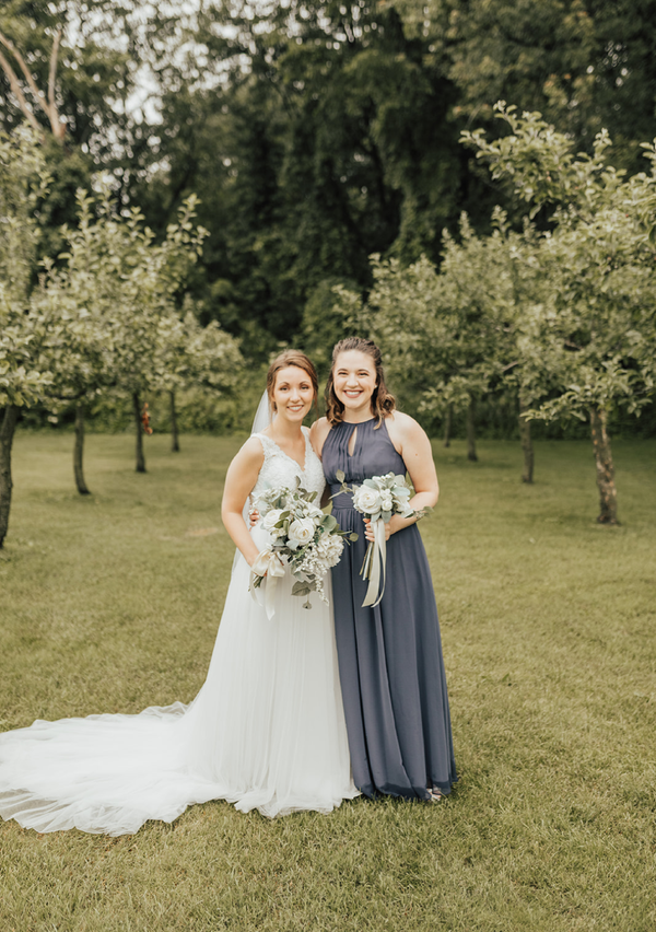 Azazie Style Bonnie Color Stormy Nearly Newlywed