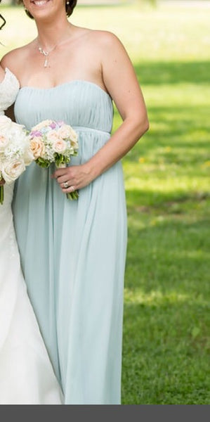 Bari Jay Misty Blue Bridesmaid Dresses