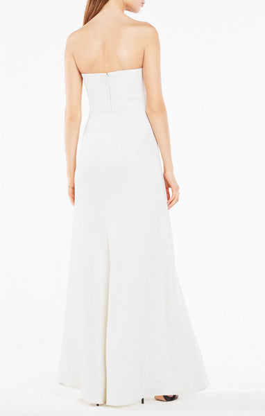 BCBG MAXAZRIA Michaella Strapless Gown PreOwnedWeddingDresses