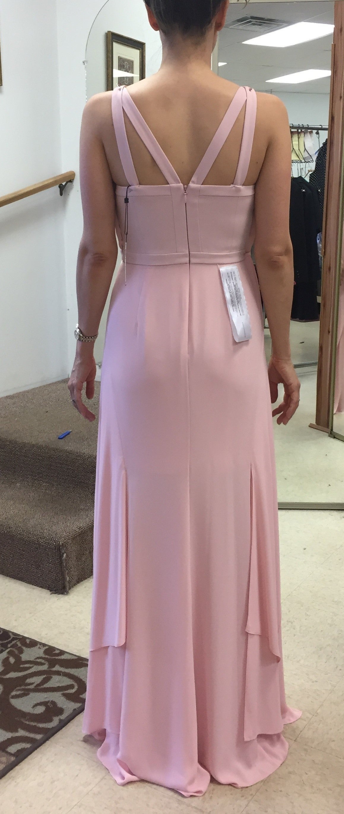 BCBG MAXAZRIA Juliana Georgette Fit & Flare Gown – Nearly