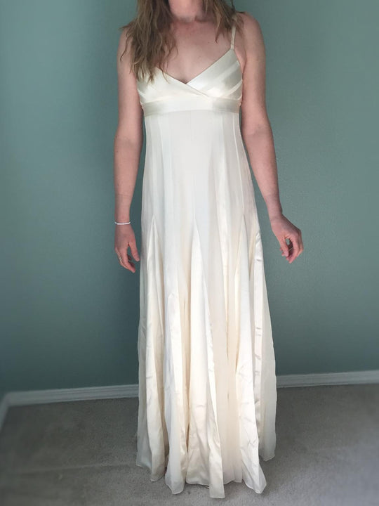 BCBG MAXAZRIA Silk and Chiffon