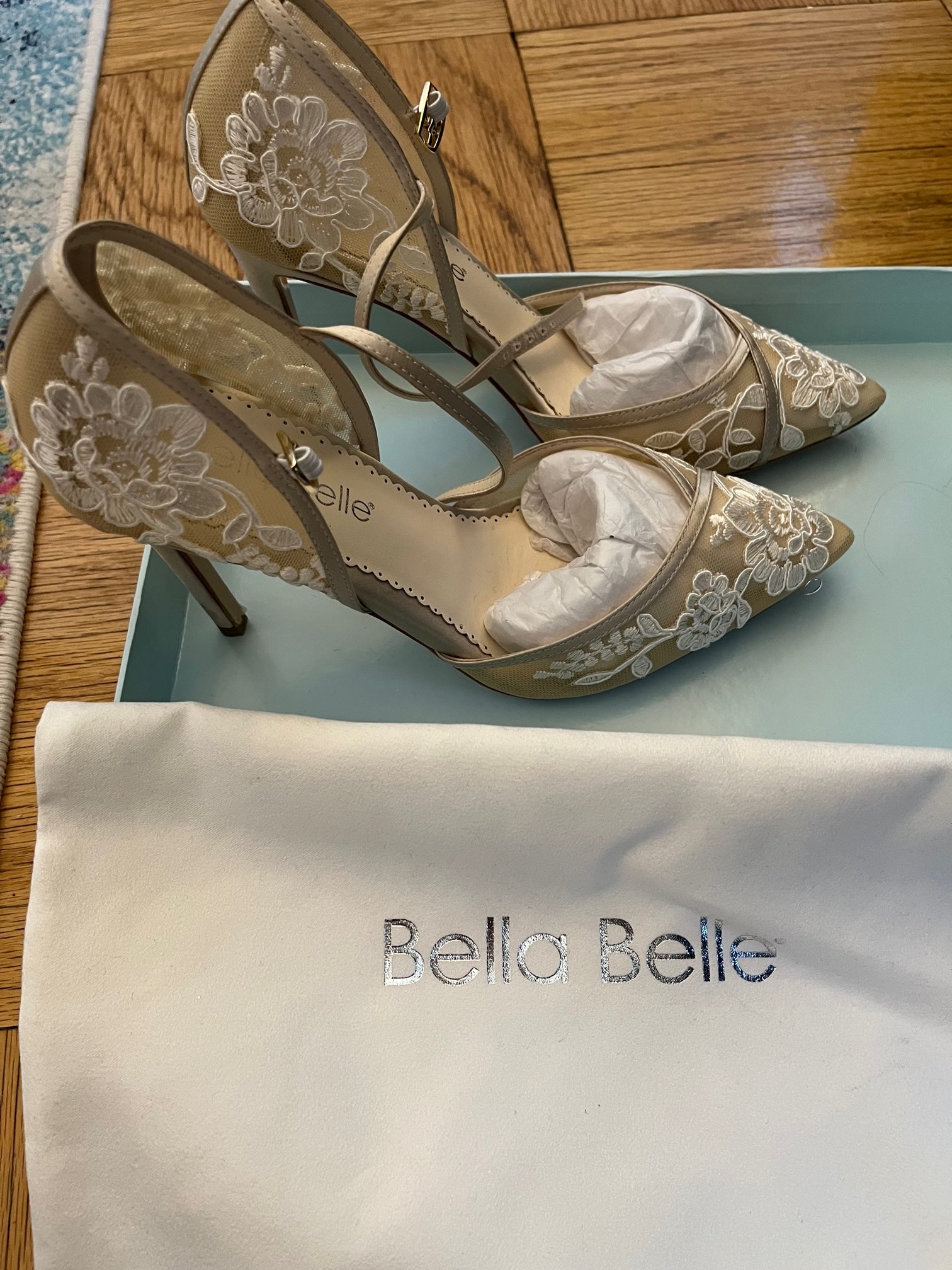 【再お値下げ】Bella Belle ベラベレ シューズ：Alicia Bella Belle Alicia Bridal Shoes, UK size 7 | eBay UK