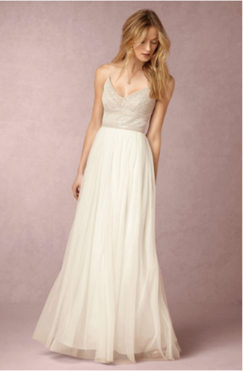 BHLDN Adrianna Papell Naya Dress – Nearly Newlywed