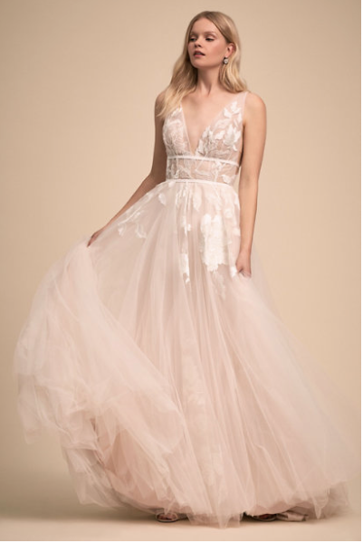 BHLDN Hearst Gown Nearly Newlywed