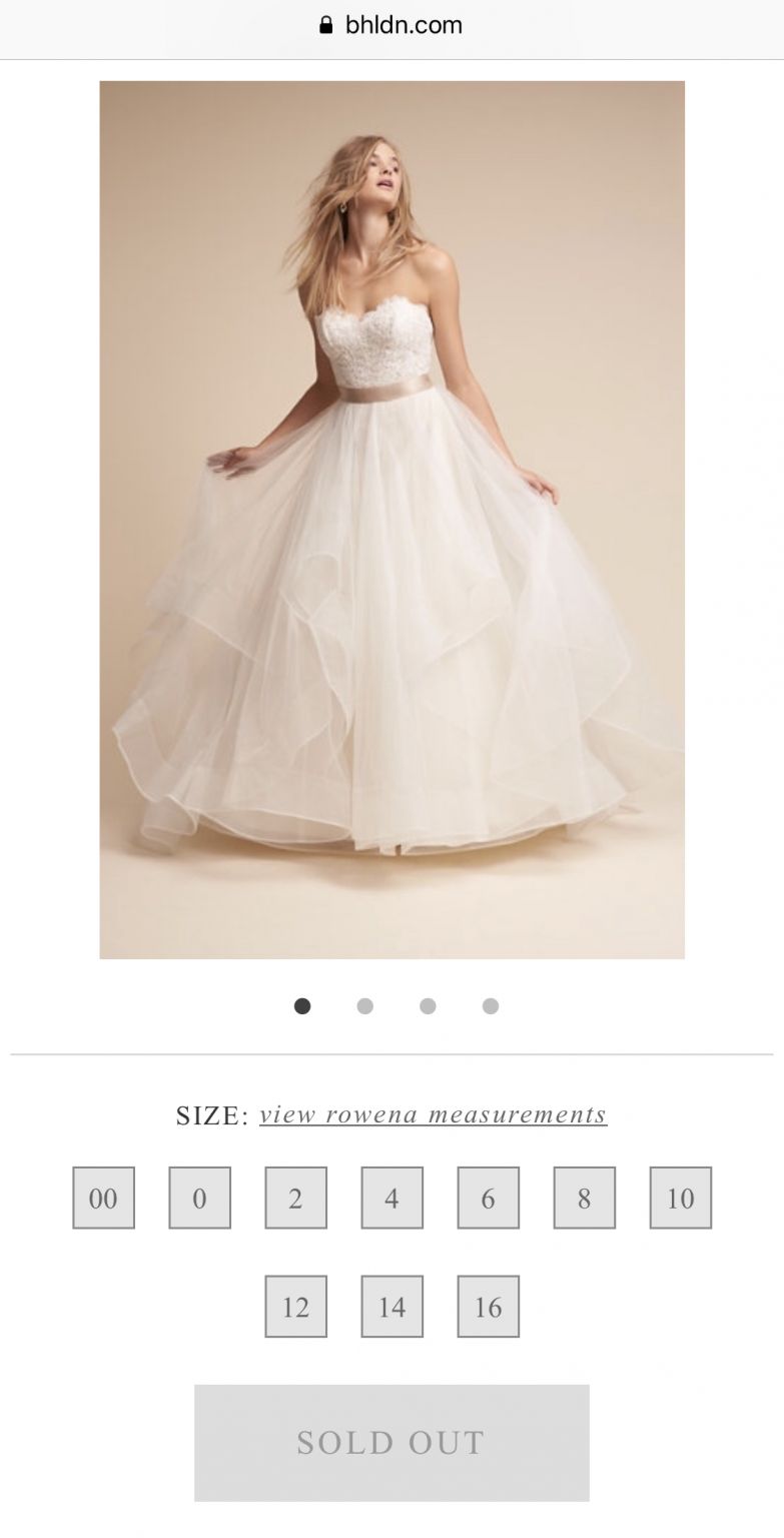 BHLDN Rowena Gown – Nearly Newlywed - Main Image