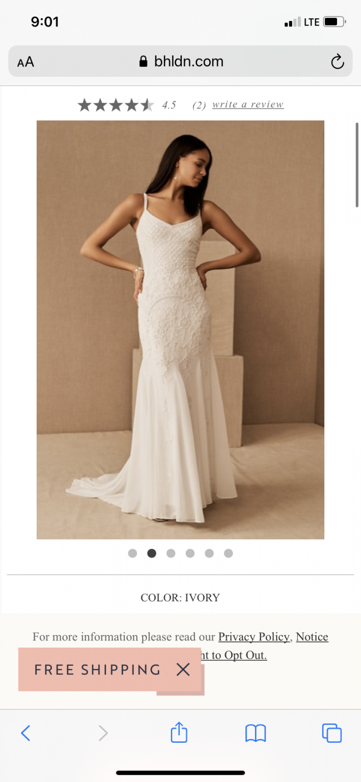 BHLDN Beldina Nearly Newlywed